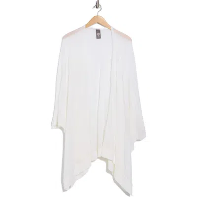 Vince Camuto Rib Knit Topper In White