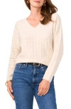 Vince Camuto Rib Sweater In Malted