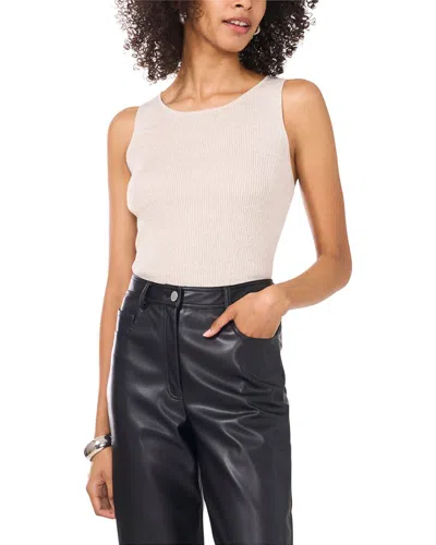 Vince Camuto Ribbed Tank In Neutral