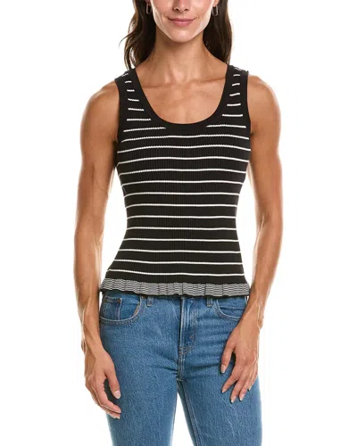 Vince Camuto Ribbed Tank In Black