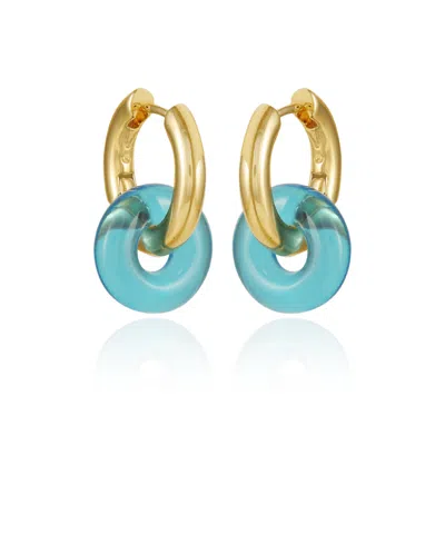 Vince Camuto Rock Candy Huggie Earrings In Gold