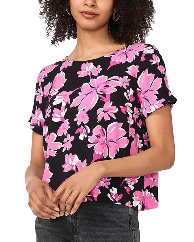 VINCE CAMUTO ROLLED CUFF SHORT SLEEVE TEE