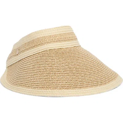 Vince Camuto Rollup Straw Visor