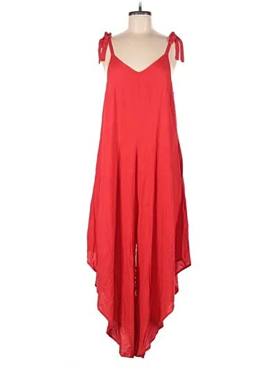 Pre-owned Vince Camuto Romper In Red