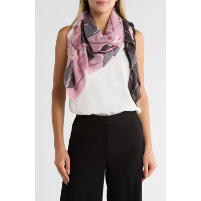 Vince Camuto Rosette Colorblock Supersoft Square Scarf In Multi