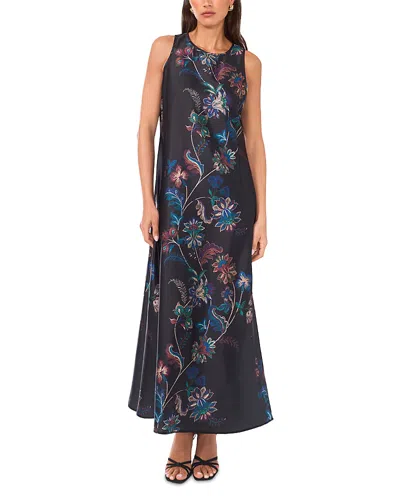 VINCE CAMUTO ROUND NECK MAXI DRESS