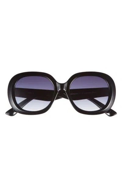 Vince Camuto Round Sunglasses In Black