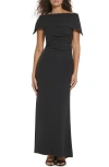 VINCE CAMUTO VINCE CAMUTO RUCHED OFF THE SHOULDER GOWN