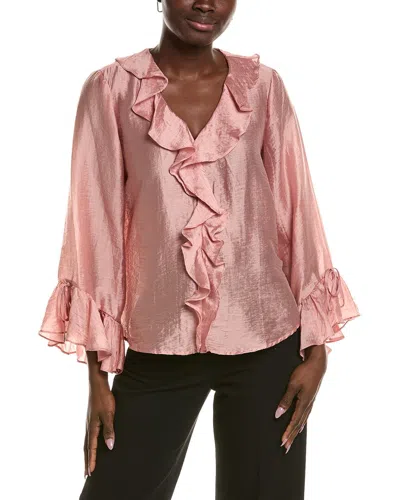 Vince Camuto Ruffle Blouse In Pink