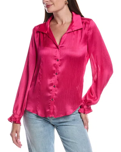 Vince Camuto Ruffle Cuff Blouse In Pink
