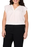 Vince Camuto Ruffle Shoulder Sleeveless Blouse