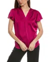 Shop Vince Camuto Ruffle Sleeve Blouse In Pink