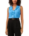 Vince Camuto Ruffled Blouse In Ibiza Blue
