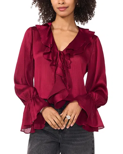VINCE CAMUTO RUFFLED TOP