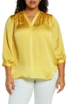 VINCE CAMUTO VINCE CAMUTO RUMPLE SATIN BLOUSE