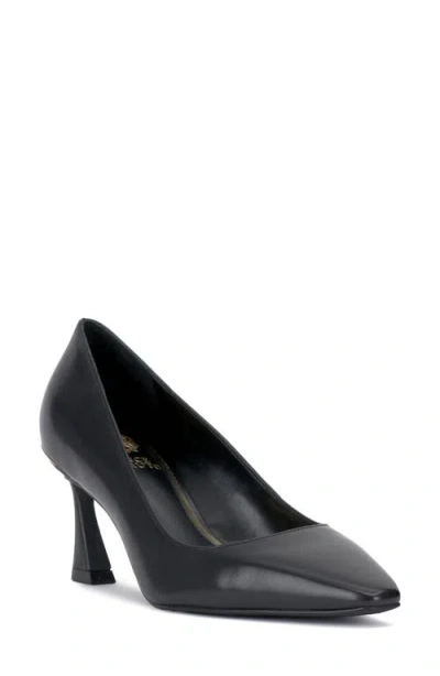 Vince Camuto Sabrily Square Toe Pump In Black