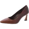Vince Camuto Sabrily Womens Padded Insole Leather Pumps In Chocolate Fade