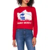 Vince Camuto Saint Moritz Crewneck Sweater In Red