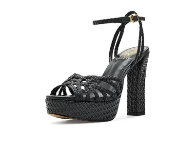 Vince Camuto Samlee Strappy Platform High Heel Sandals In Black