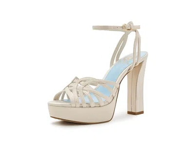 Vince Camuto Samlee Strappy Platform High Heel In White