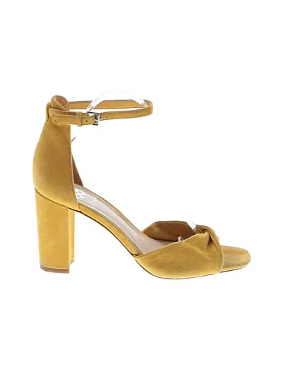 Pre-owned Vince Camuto Sandals In Yellow