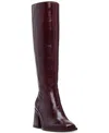 Vince Camuto Sangeti 2 Womens Wide Calf Leather Knee-high Boots In Dkbrown 05