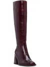 Vince Camuto Sangeti 2 Womens Wide Calf Leather Knee-high Boots In Brown