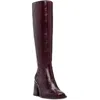 Vince Camuto Sangeti 2 Womens Wide Calf Leather Knee-high Boots In Brown