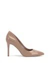 Vince Camuto Paislie Leopard Print Patent Pump In Neutral