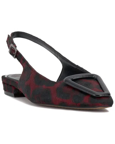 Vince Camuto Savy3 Leather Slide In Red
