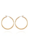 Vince Camuto Scattered Hoop Earrings In Gold Tone