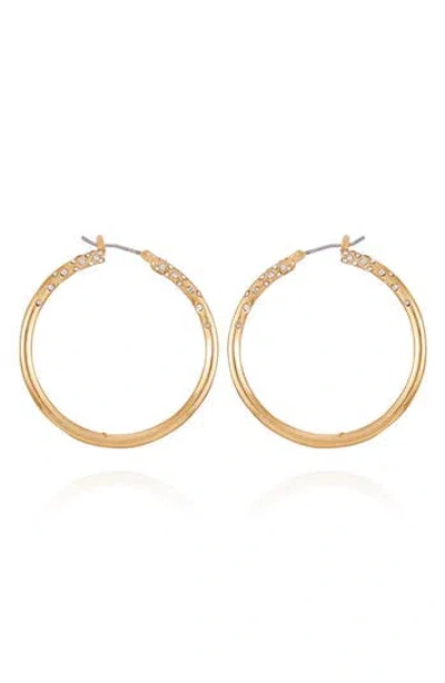 Vince Camuto Scattered Hoop Earrings In Gold