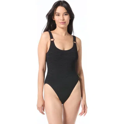 VINCE CAMUTO VINCE CAMUTO SCOOP NECK RING ONE PIECE SWIMSUIT