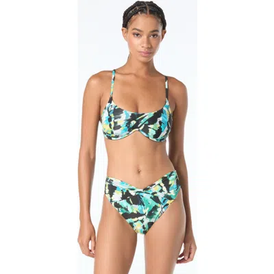 Vince Camuto Scoop Neck Underwire Bikini Top In Multi
