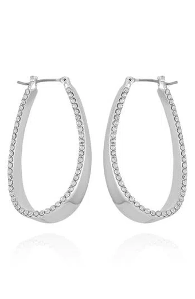 Vince Camuto Scoop Pavé Drop Earrings In Metallic