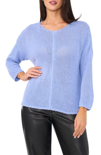 VINCE CAMUTO VINCE CAMUTO SEAM OPEN STITCH SWEATER