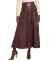 Vince Camuto Seamed Maxi Skirt In Brown