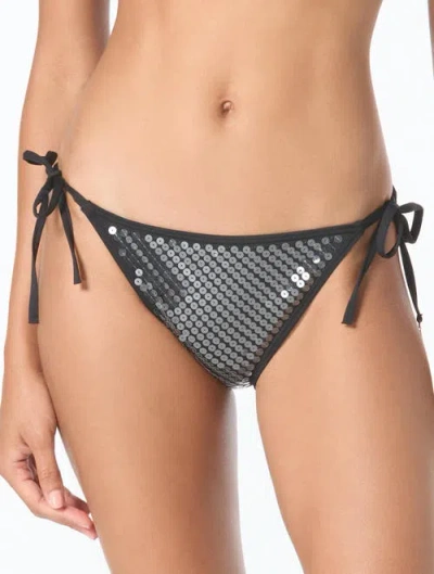 VINCE CAMUTO VINCE CAMUTO SEQUIN STRING BIKINI BOTTOM