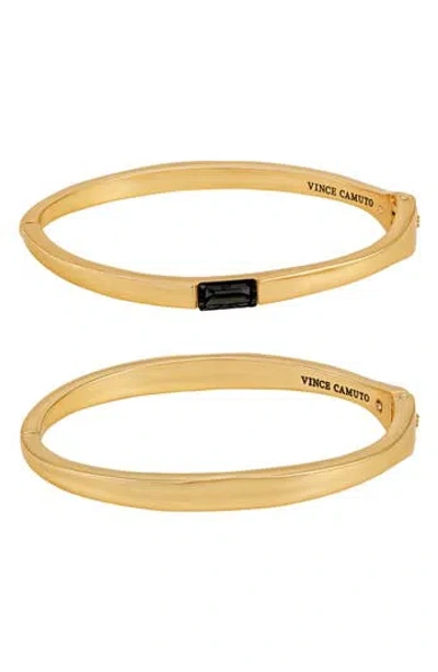 Vince Camuto Set Of 2 Bangle Bracelets In Gold