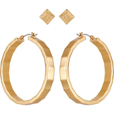 Vince Camuto Set Of 2 Earrings In Gold