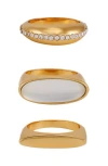 Vince Camuto Set Of 3 Assorted Rings