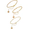 Vince Camuto Set Of 3 Chain Bracelets In Gold
