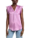 Vince Camuto Shadow Stripe Blouse In Purple