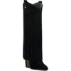 Vince Camuto Shela Pointed Toe Western Boot In Black