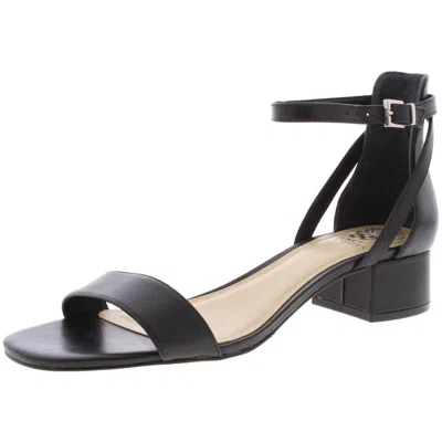 Vince Camuto Shetana Womens Block Heel Dress Sandals In Black