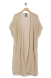Vince Camuto Shine Knit Duster In Sand