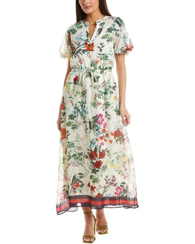 Vince Camuto Short Puff Sleeve Maxi Dress
