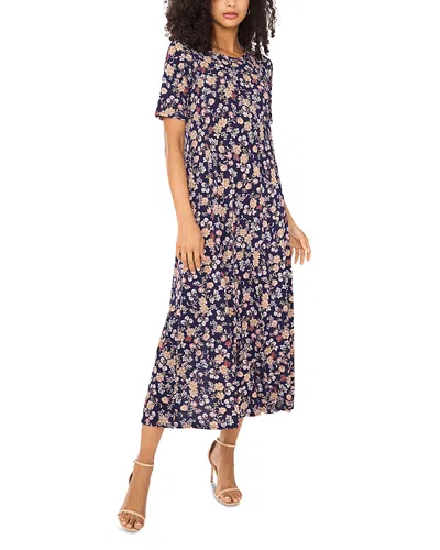 VINCE CAMUTO SHORT SLEEVE MAXI DRESS