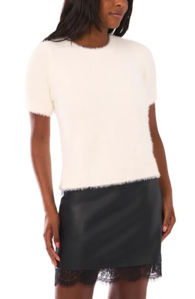 Vince Camuto Short Sleeve Sweater In Neutral