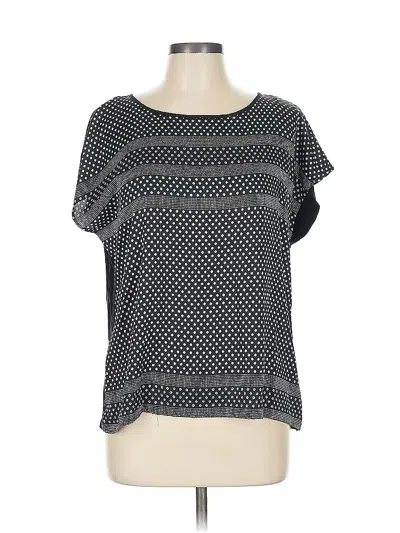 Pre-owned Vince Camuto Short Sleeve T-shirt In Black